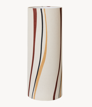 HKliving Lampenkap cylinder lamp shade swirl (Ø33)