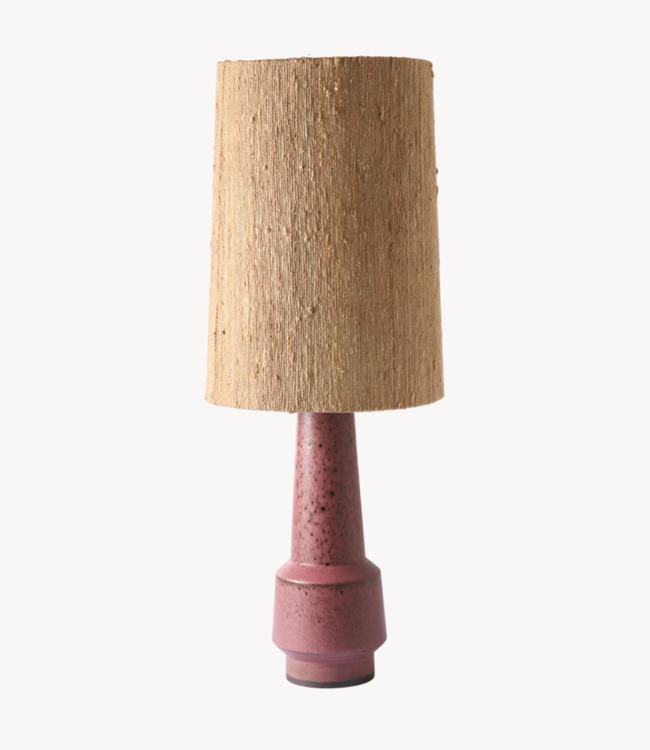 HKLIVING Lampenkap cone lamp shade silk brown (ø32cm)