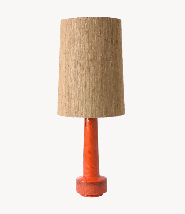 HKLIVING Lampenkap cone lamp shade silk brown (ø32cm)
