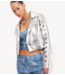 Jacket radiant light silver biker jacket