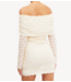 Jurk destined for romance off-white off shoulder dress