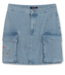 Refined Department Rok ladies woven denim smiley skirt Jisel light blue