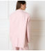 Refined Department Blazer ladies woven striped blazer Bodi soft pink