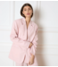 Refined Department Blazer ladies woven striped blazer Bodi soft pink