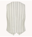 Y.A.S Gilet Yaslivia waistcoat star white, stripes black