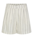 Y.A.S Broek short Yasalivia hw shorts star white, stripes black