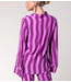 Colourful Rebel Kimono Tia Stripes Kimono Sleeve Blouse purple