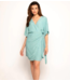 Freebird Jurk kolette ss dress aqua green