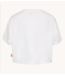 HARPER & YVE T-shirt Logo-ss cropped cream white