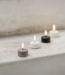 Uyuni lighting Theelicht LED tealight 400~ battery incl., Sandstone plain, 3,9x2,1 cm