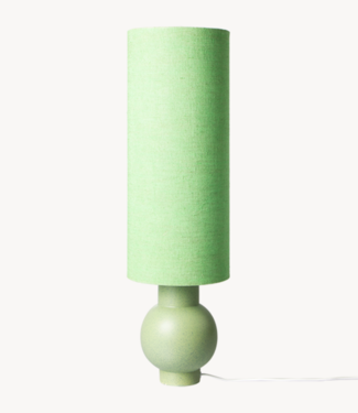 HKliving Lampenvoet ceramic lamp base pistachio green