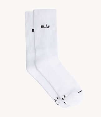 Olaf Sokken mini logo socks white, black