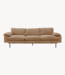 HKLIVING Bank retro sofa: 4-seats, corduroy rib, brown