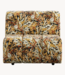 HKLIVING Bank Wave couch: element middle, printed hollywood special