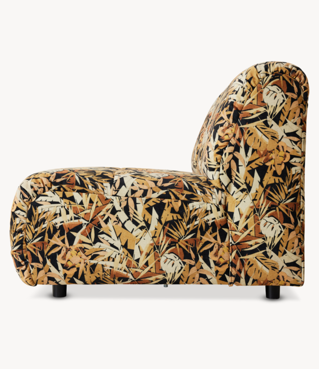 HKLIVING Bank Wave couch: element middle, printed hollywood special