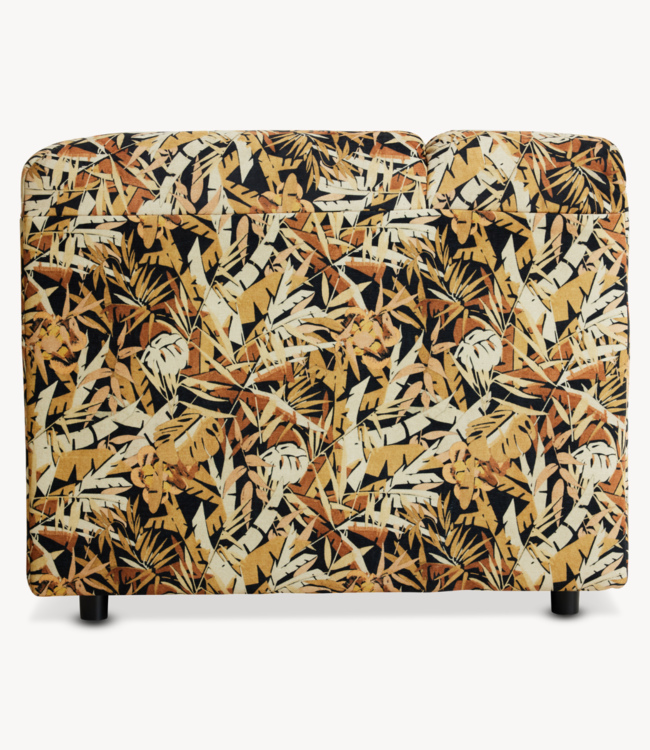 HKLIVING Bank Wave couch: element right high arm, printed hollywood special