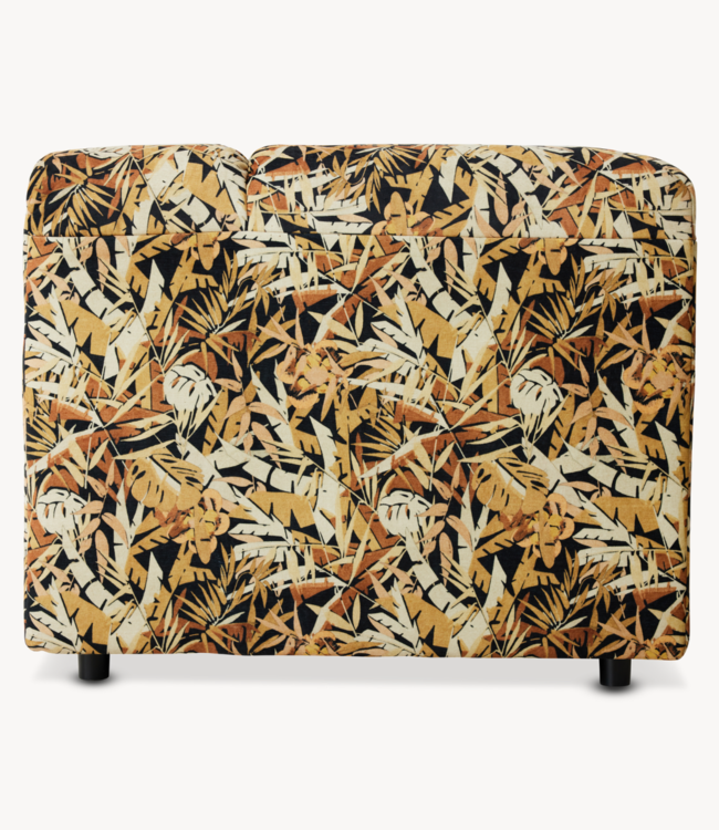 HKLIVING Bank Wave couch: element corner, printed hollywood special