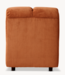 HKLIVING Bank Wave couch: element middle small, corduroy rib, dusty orange