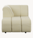 HKLIVING Bank Wave couch: element left divan, corduroy rib, olive