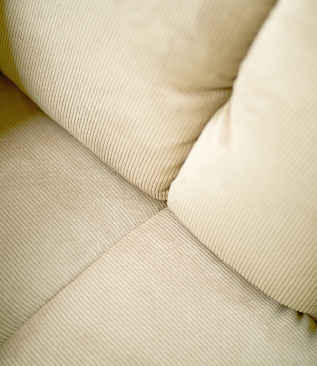 HKLIVING Bank Wave couch: element left high arm, corduroy rib, olive