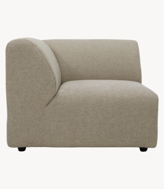 HKLIVING Bank jax couch: element left corner, wafer, cream
