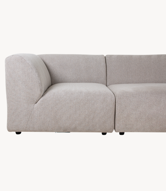 HKLIVING Bank jax couch: element left end, sneak, light grey