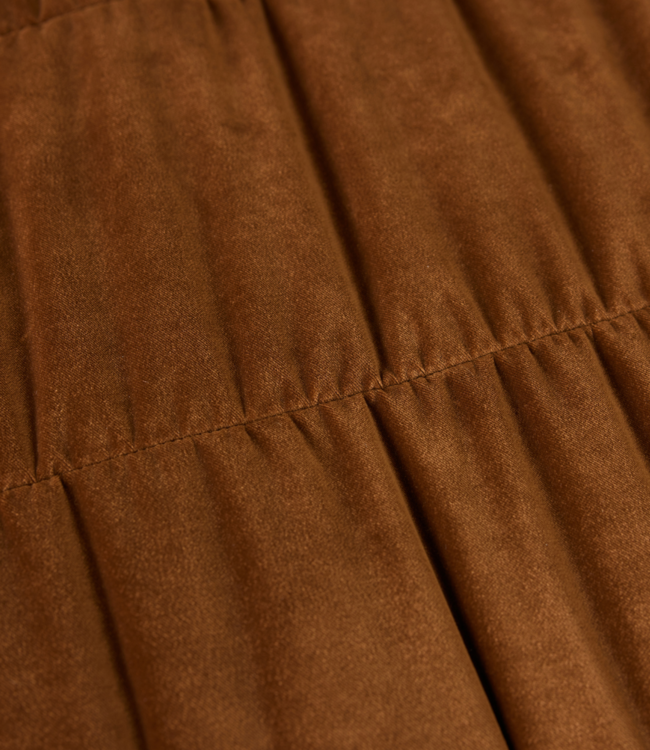 HKLIVING Bank Brut sofa: element right, royal velvet, caramel