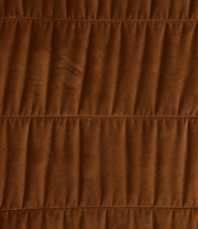 HKLIVING Bank Brut sofa: element right, royal velvet, caramel