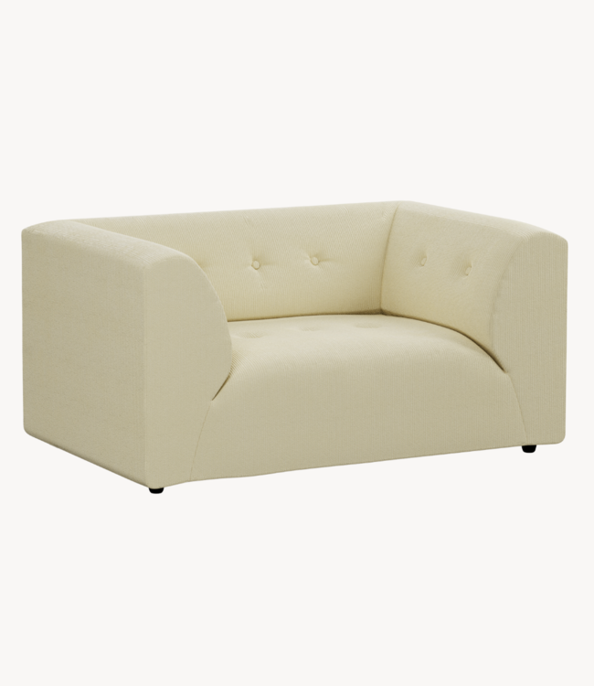 HKLIVING Bank vint couch: element loveseat, corduroy rib, olive