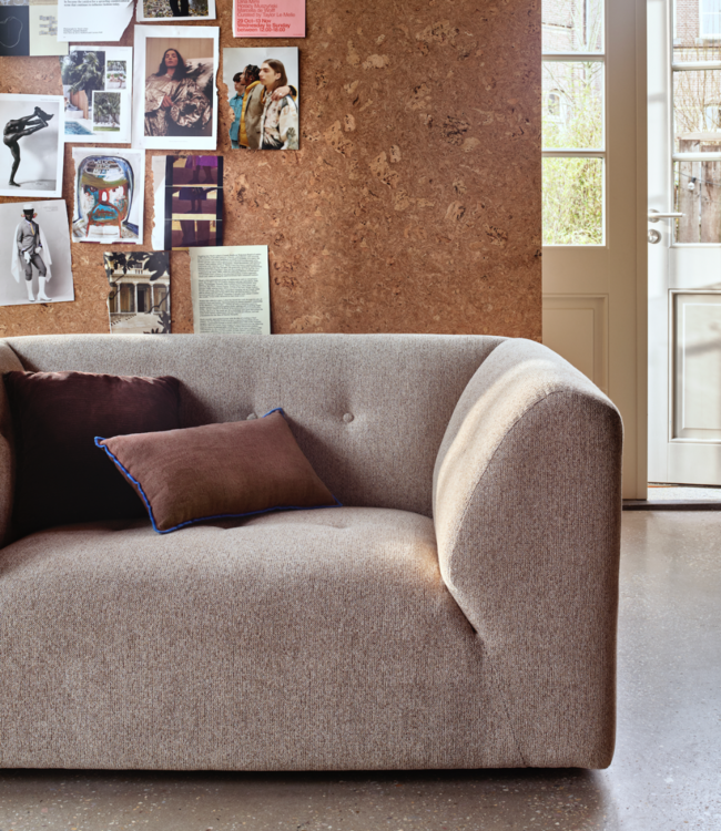 HKLIVING Bank vint couch: element loveseat, sneak, beige