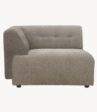 HKLIVING Bank vint couch: element left divan, sneak, beige