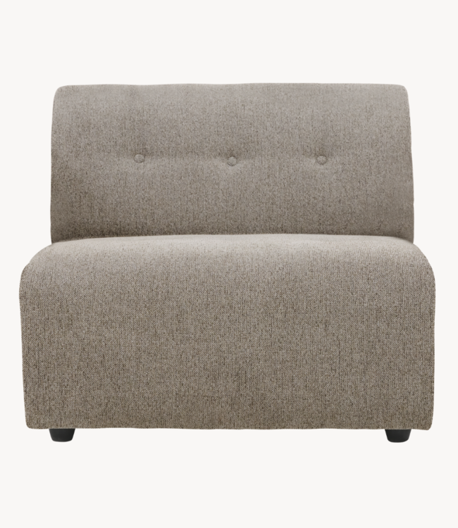 HKLIVING Bank vint couch: element middle, sneak, beige