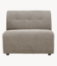 HKLIVING Bank vint couch: element middle, sneak, beige