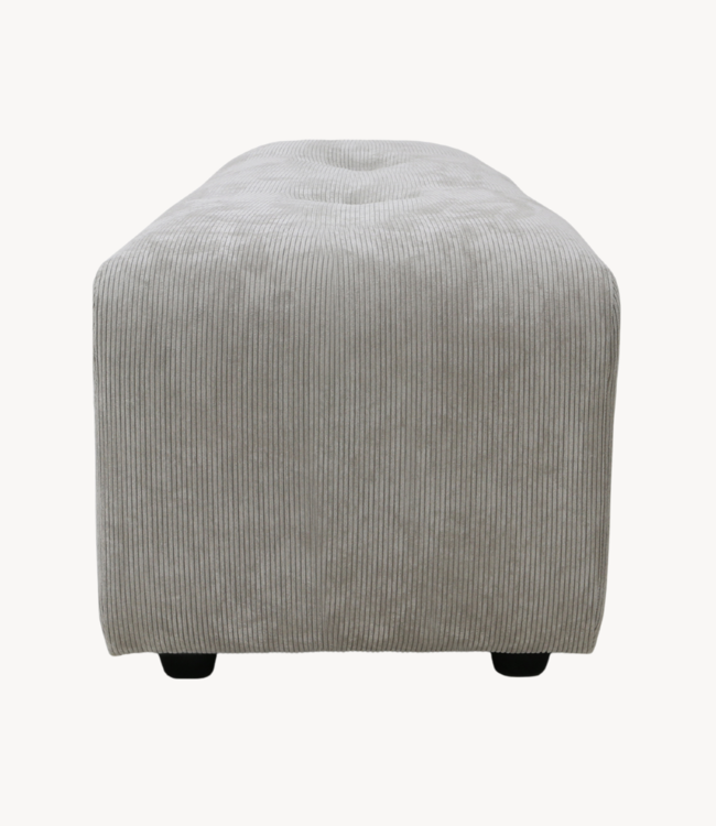 HKLIVING Hocker vint couch: element hocker small, corduroy rib, cream