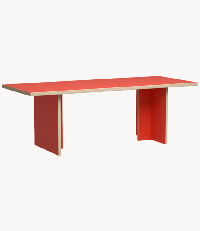 HKLIVING Eettafel dining table orange rectangular 220cm