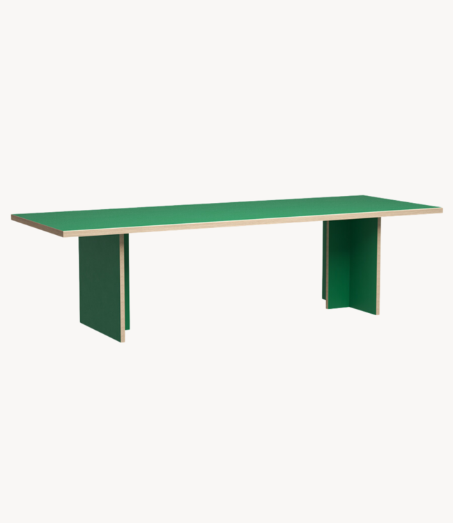HKLIVING Eettafel dining table green rectangular 280cm