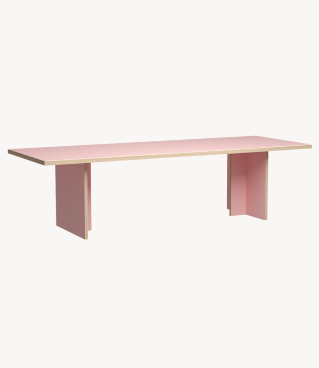 HKLIVING Eettafel dining table pink rectangular 280cm