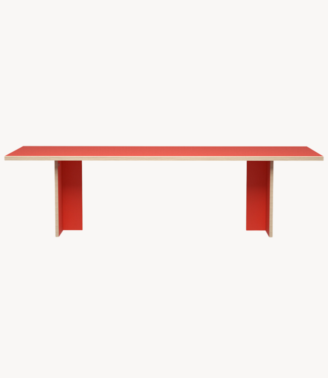 HKLIVING Eettafel dining table orange rectangular 280cm