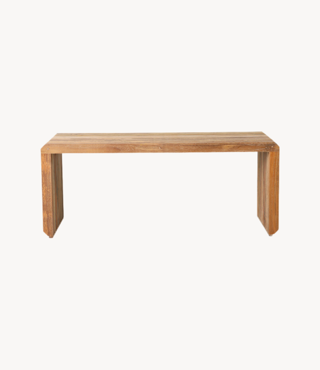 HKLIVING Bank slatted bench/element teak