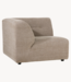 HKLIVING Bank vint couch: element left, linen blend, taupe