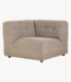 HKLIVING Bank vint couch: element left, linen blend, taupe