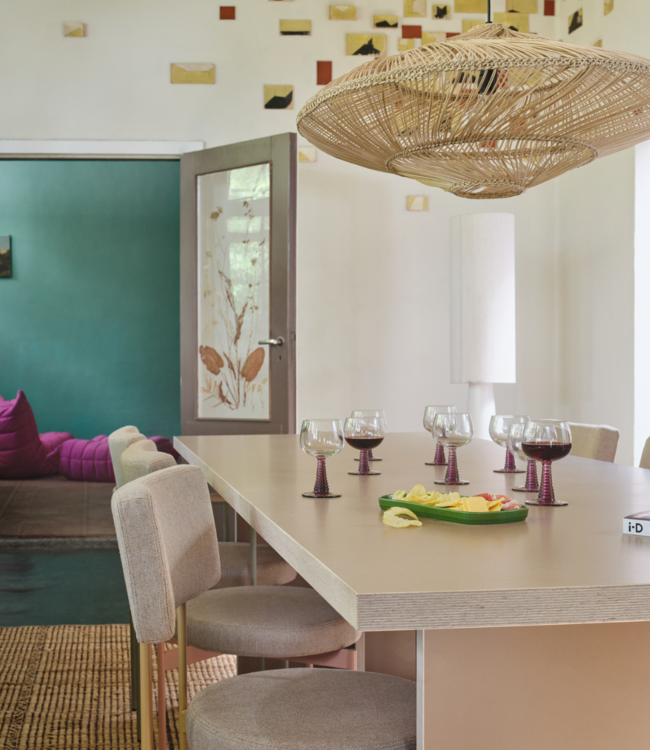 HKLIVING Eettafel dining table cream rectangular 220cm