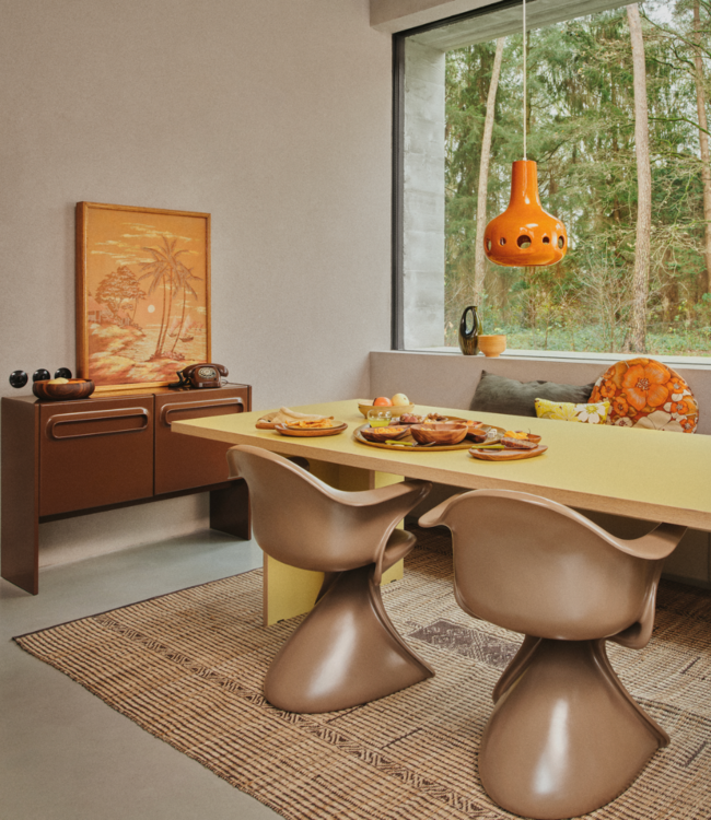 HKLIVING Eettafel dining table olive rectangular 220cm