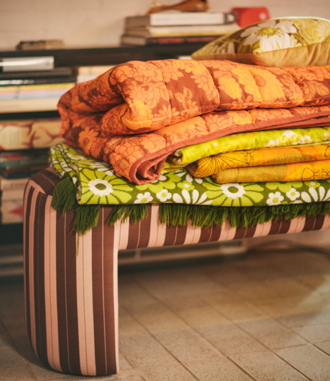 HKLIVING Bank Lobby bench striped