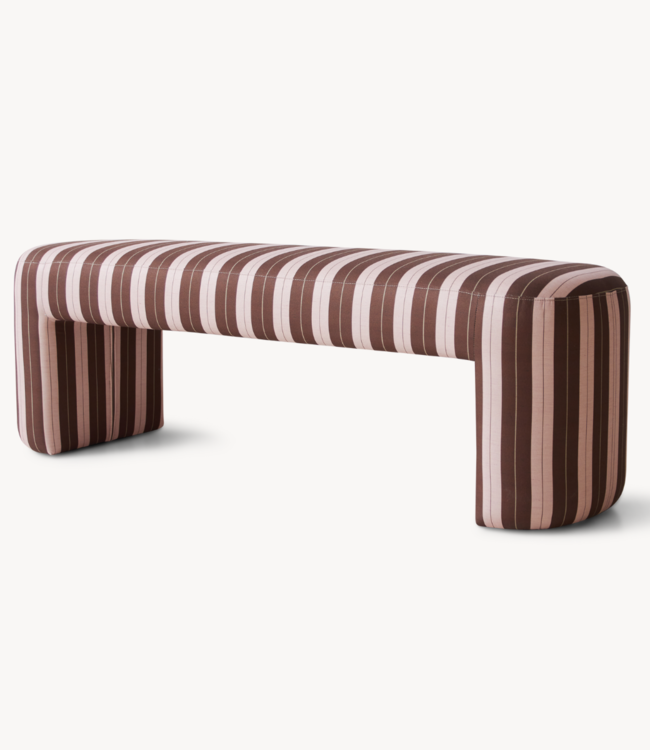 HKLIVING Bank Lobby bench striped