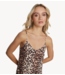 Alix The Label Jurk ladies woven twill leopard camisol dress