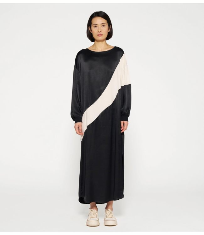 10DAYS Jurk flowy maxi dress black