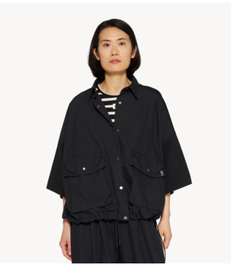 10DAYS Jacket oversized utility shirt black