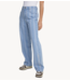 Alix The Label Jeans ladies woven stripe denim pants blue