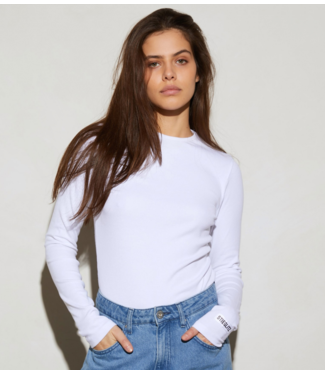 Stieglitz Top Basic longsleeve white NOS